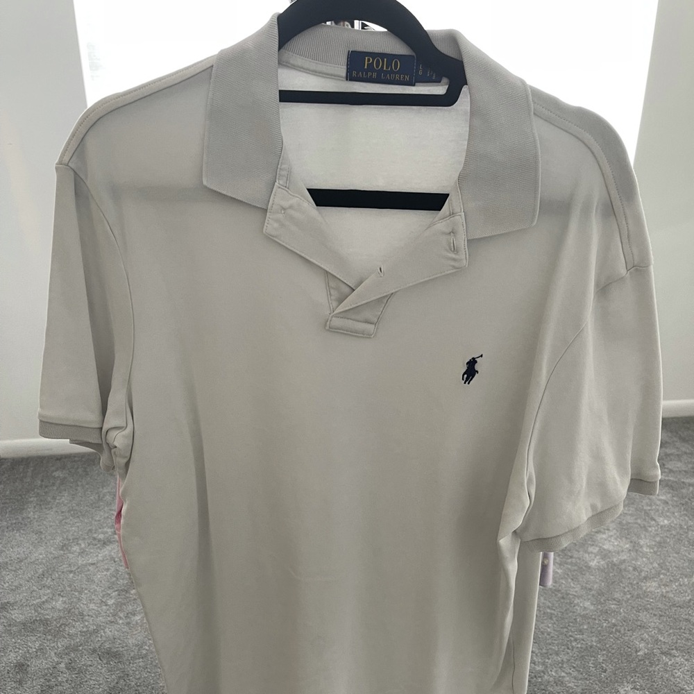 Polo Golf Shirt Size Large White